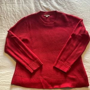 Red J Crew Sweater